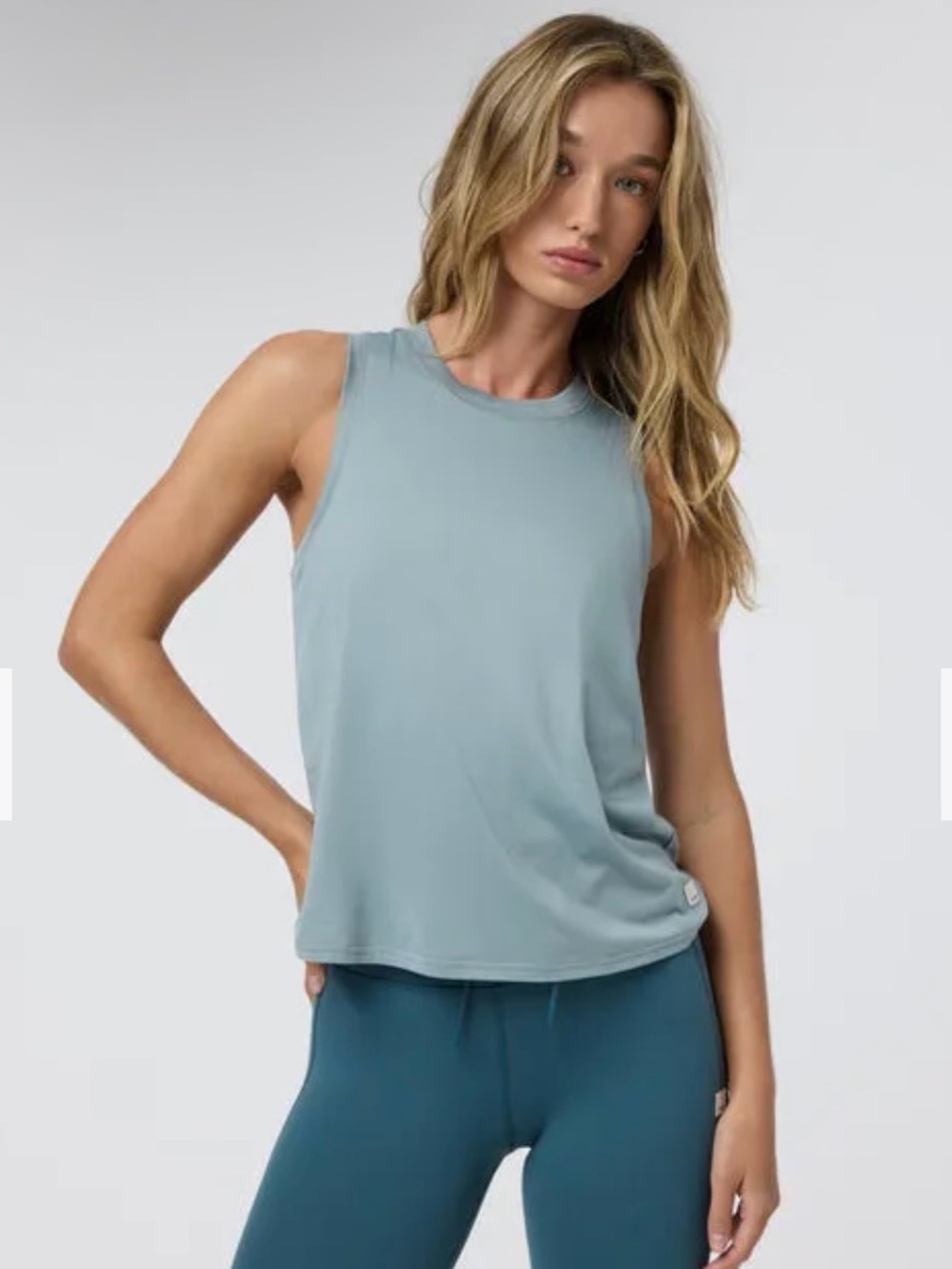 Vuori Energy Top Long Strato Tech Mist Tank Top Women’s Small